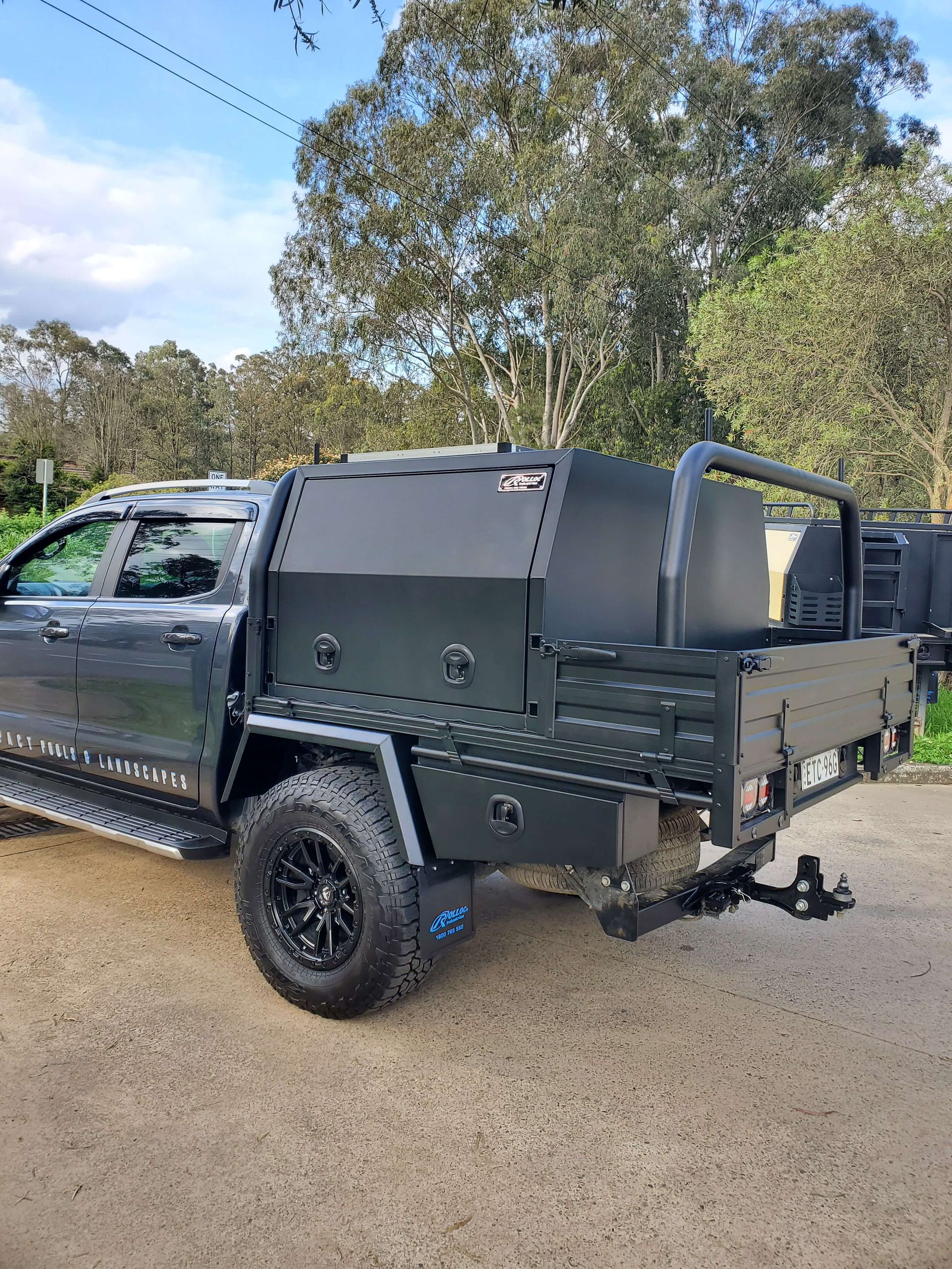 Canopy Installation for Electric Fitouts — Wilberforce, NSW — Rolloc Industries
