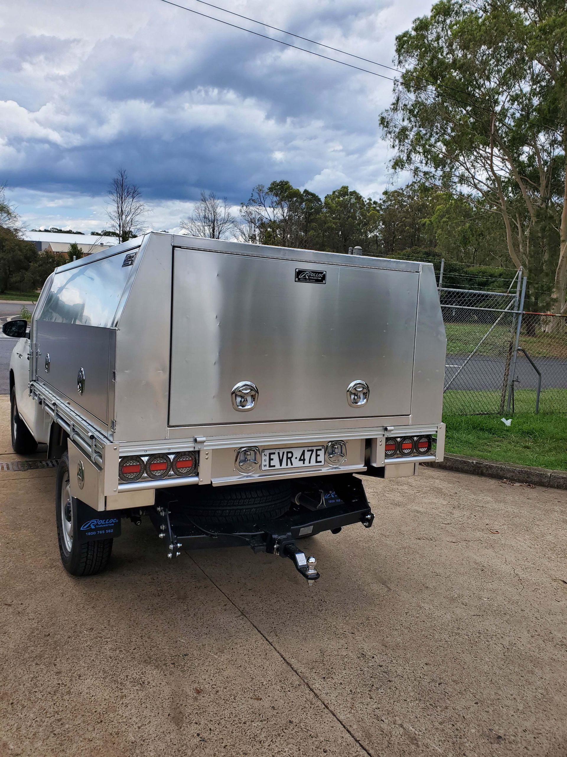 Aluminium Canopy Installed — Wilberforce, NSW — Rolloc Industries