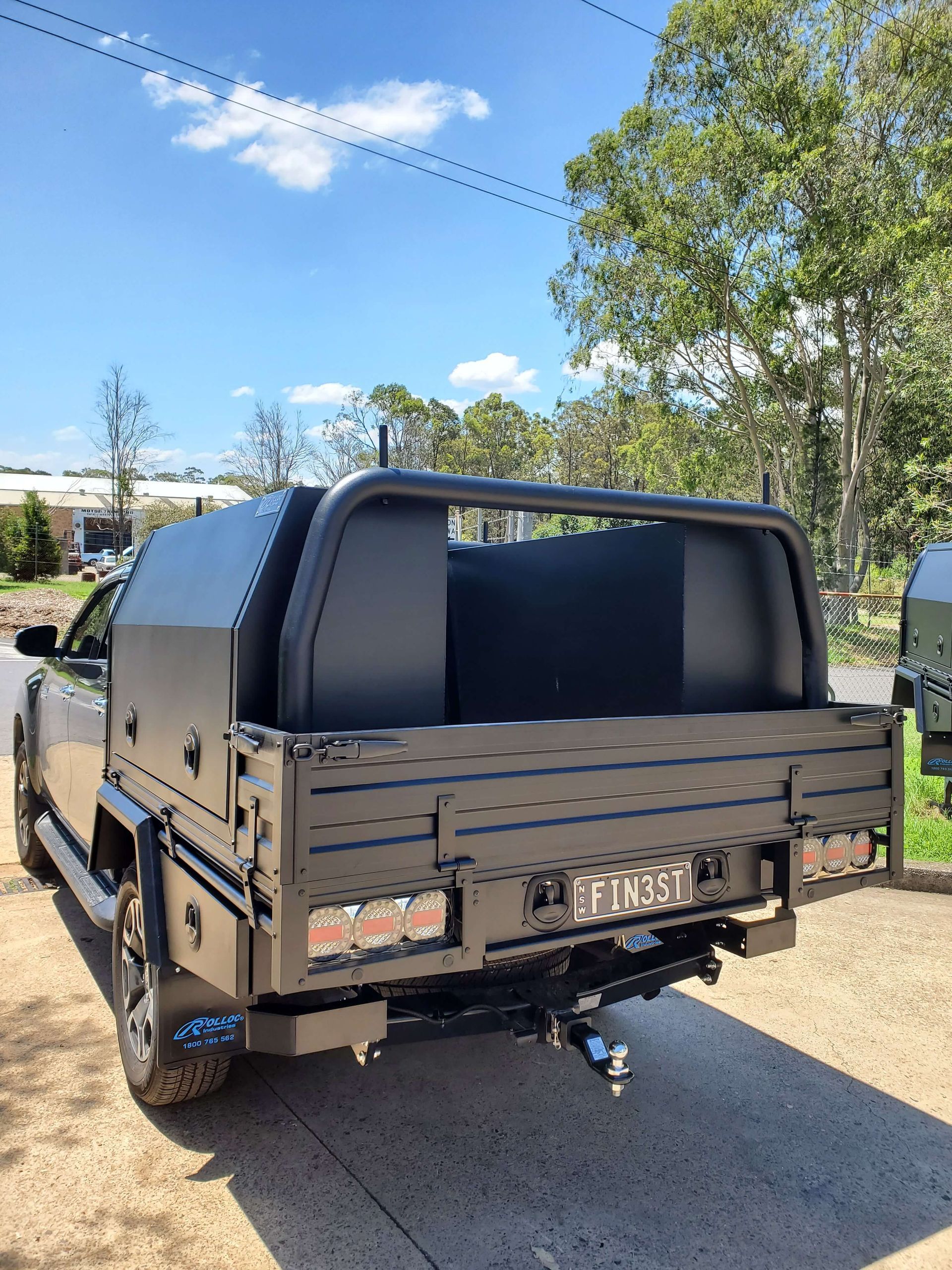 Side Opening Toolbox Back View — Wilberforce, NSW — Rolloc Industries