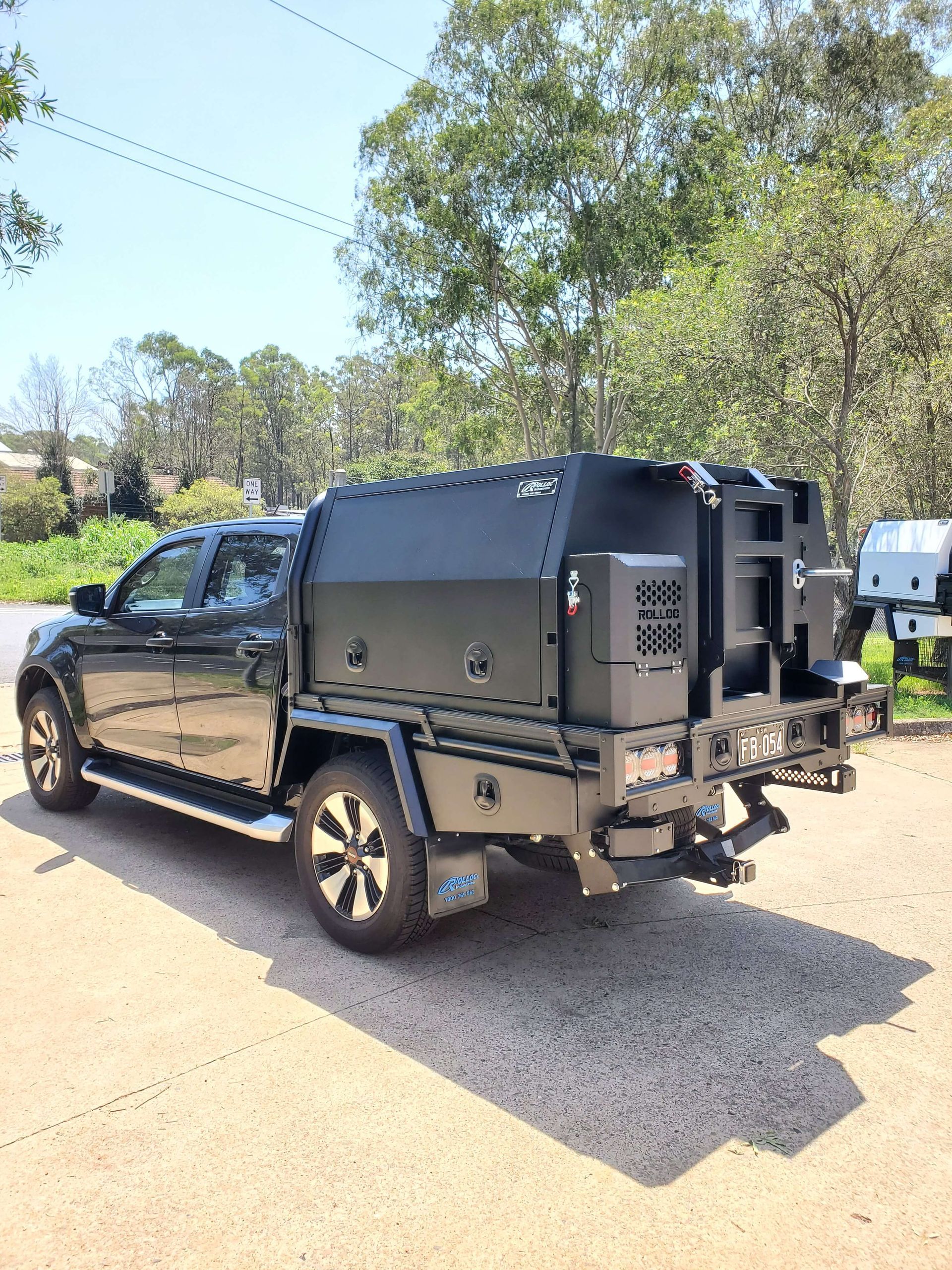 Full Black Canopy — Wilberforce, NSW — Rolloc Industries