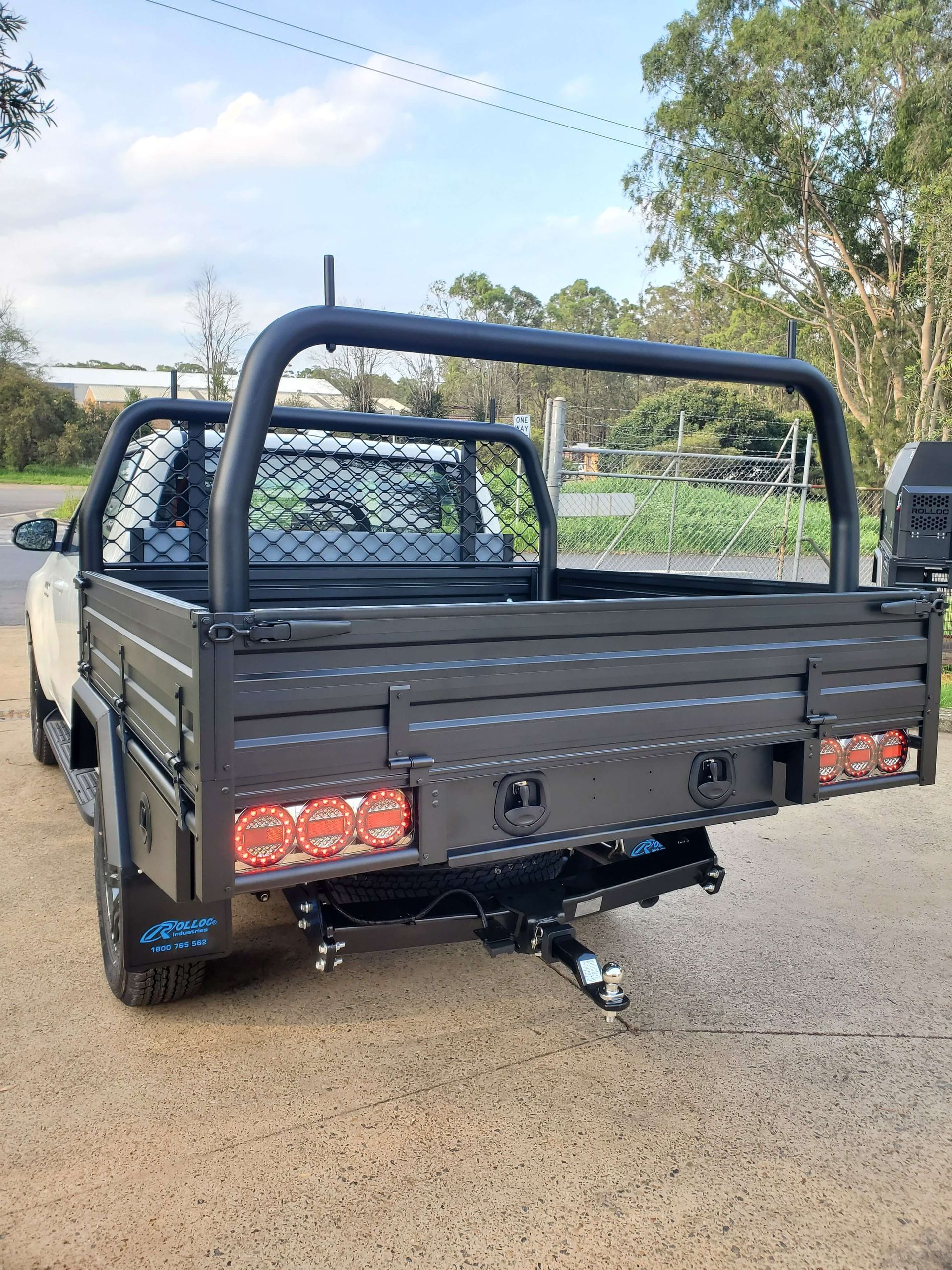 Newly Installed Black Tray — Wilberforce, NSW — Rolloc Industries