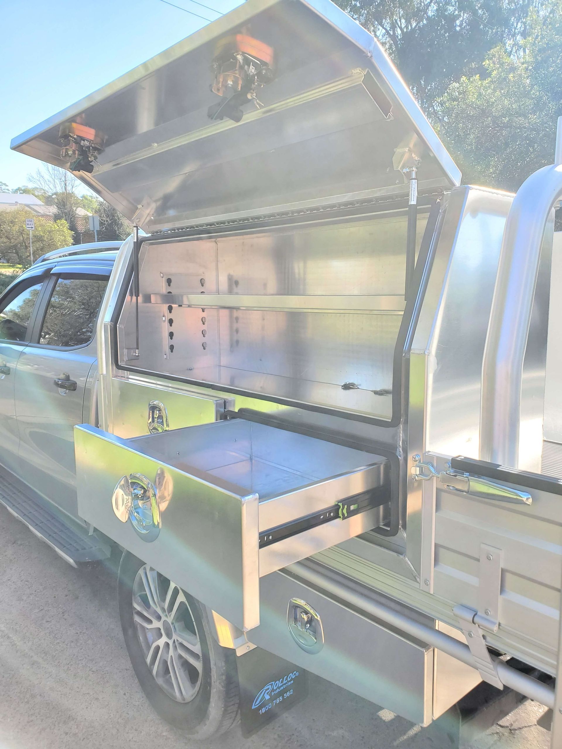 Side Opening Toolbox with Drawer — Wilberforce, NSW — Rolloc Industries