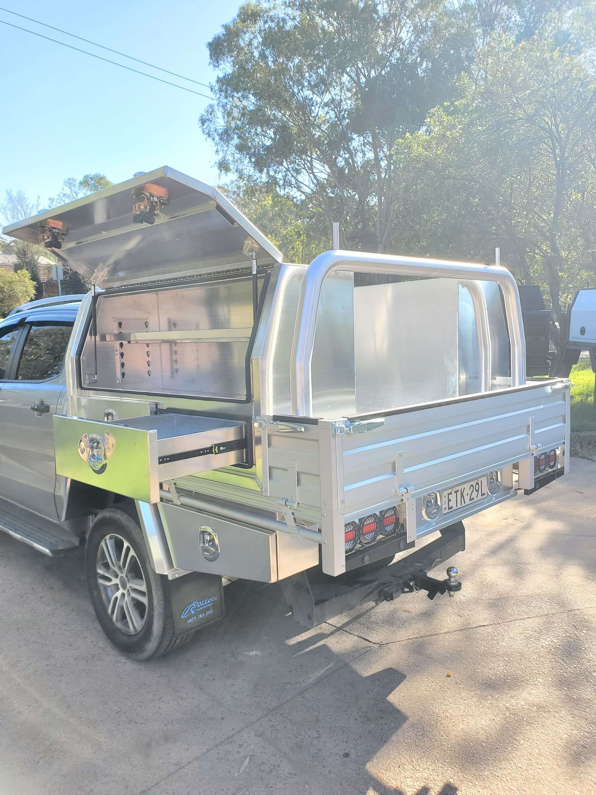 Aluminium Side Opening Toolbox — Wilberforce, NSW — Rolloc Industries