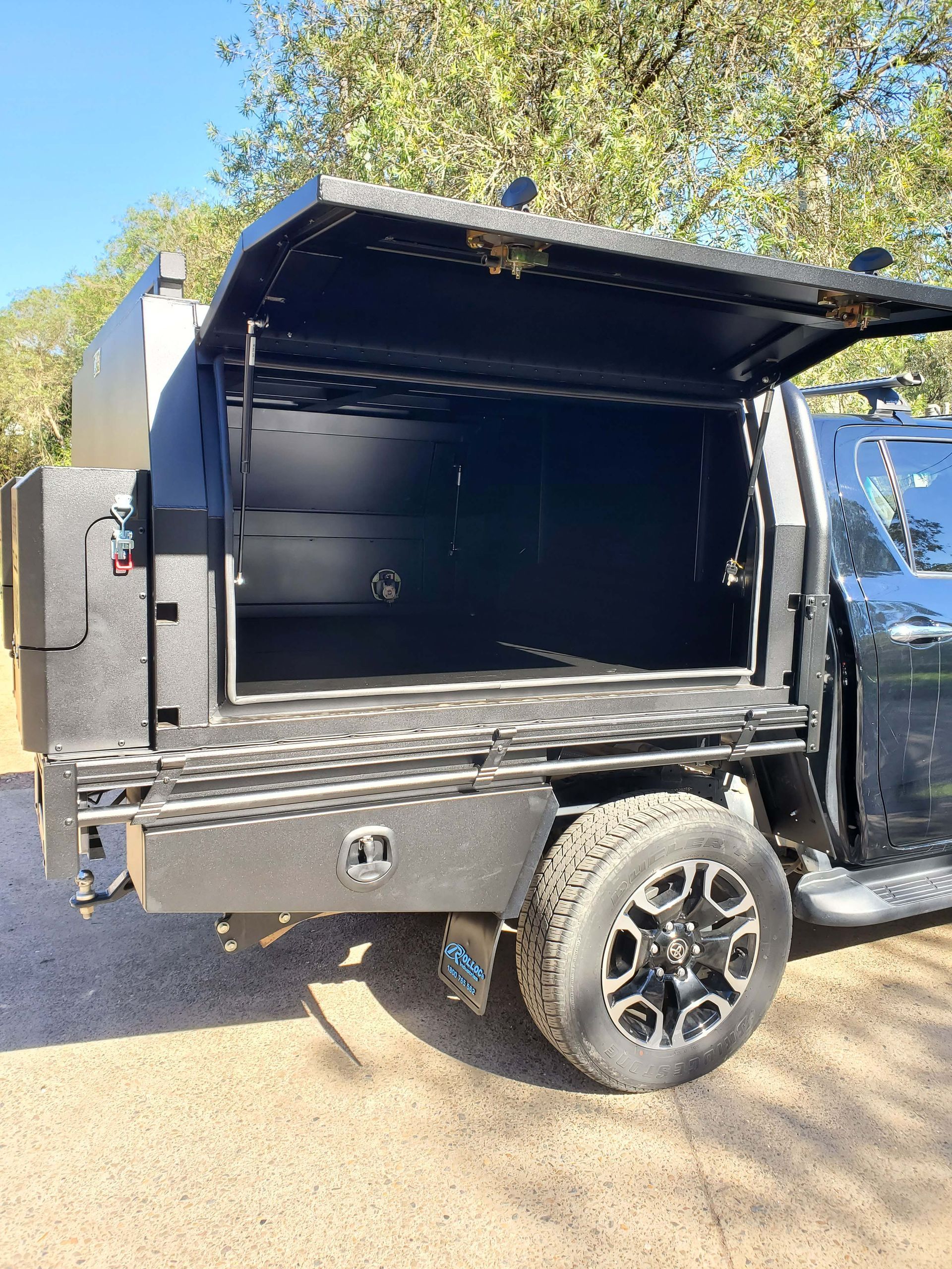 Empty Full Size Canopy — Wilberforce, NSW — Rolloc Industries