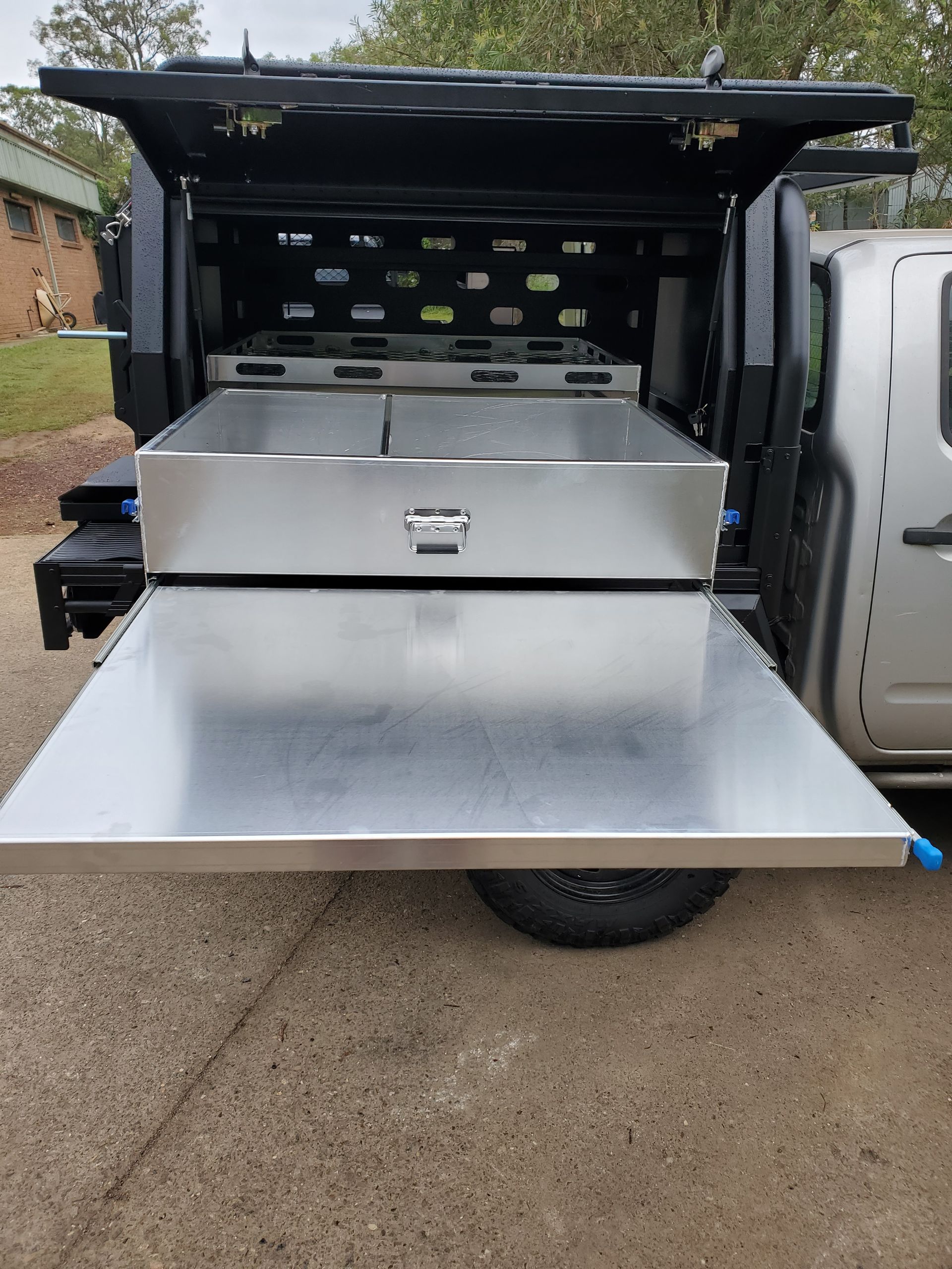 Canopy Aluminium Drawer — Wilberforce, NSW — Rolloc Industries
