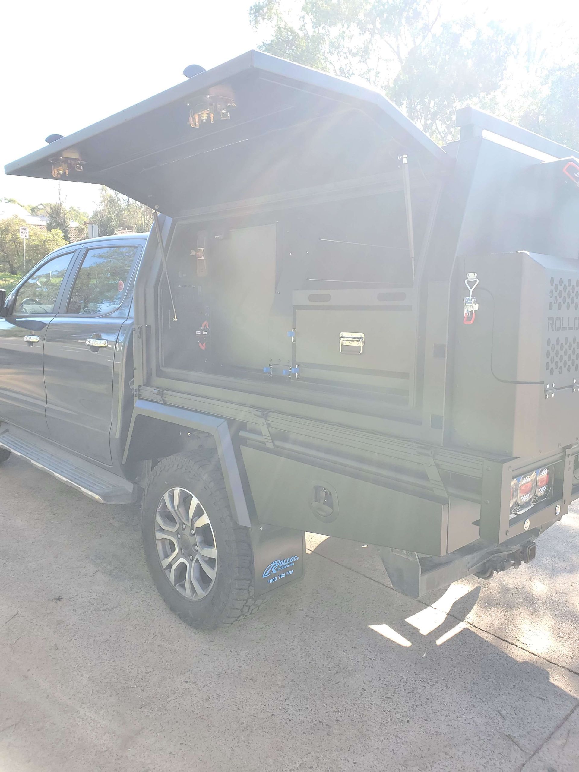 Electrical Fitout Door Open — Wilberforce, NSW — Rolloc Industries