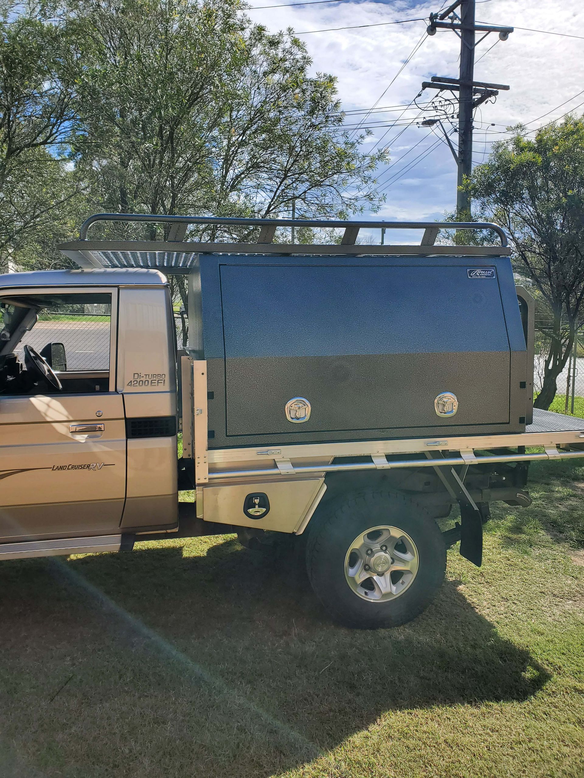 Landcruiser with Textured Style Canopy — Wilberforce, NSW — Rolloc Industries