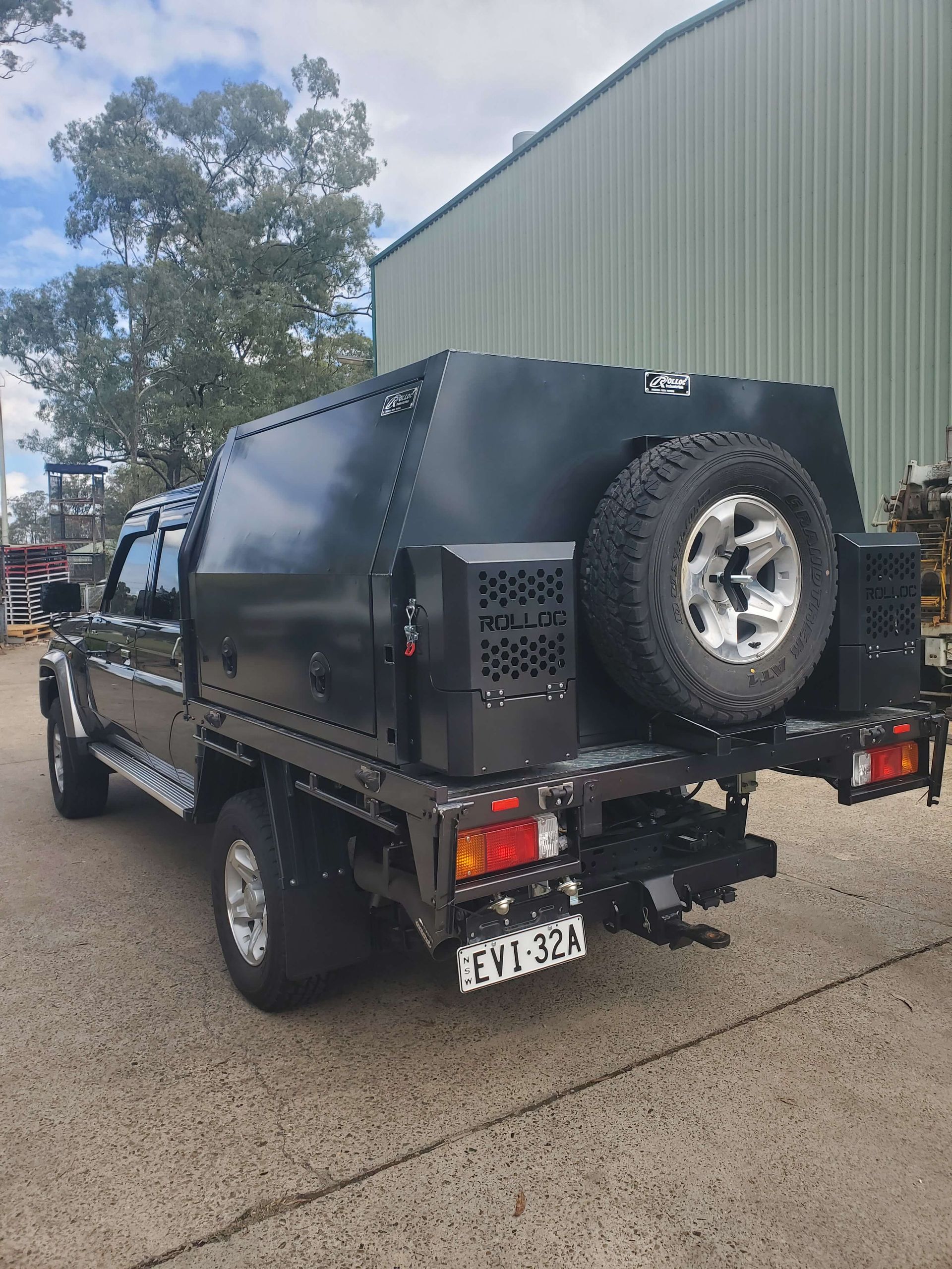 Landcruiser with Full Size Canopy — Wilberforce, NSW — Rolloc Industries