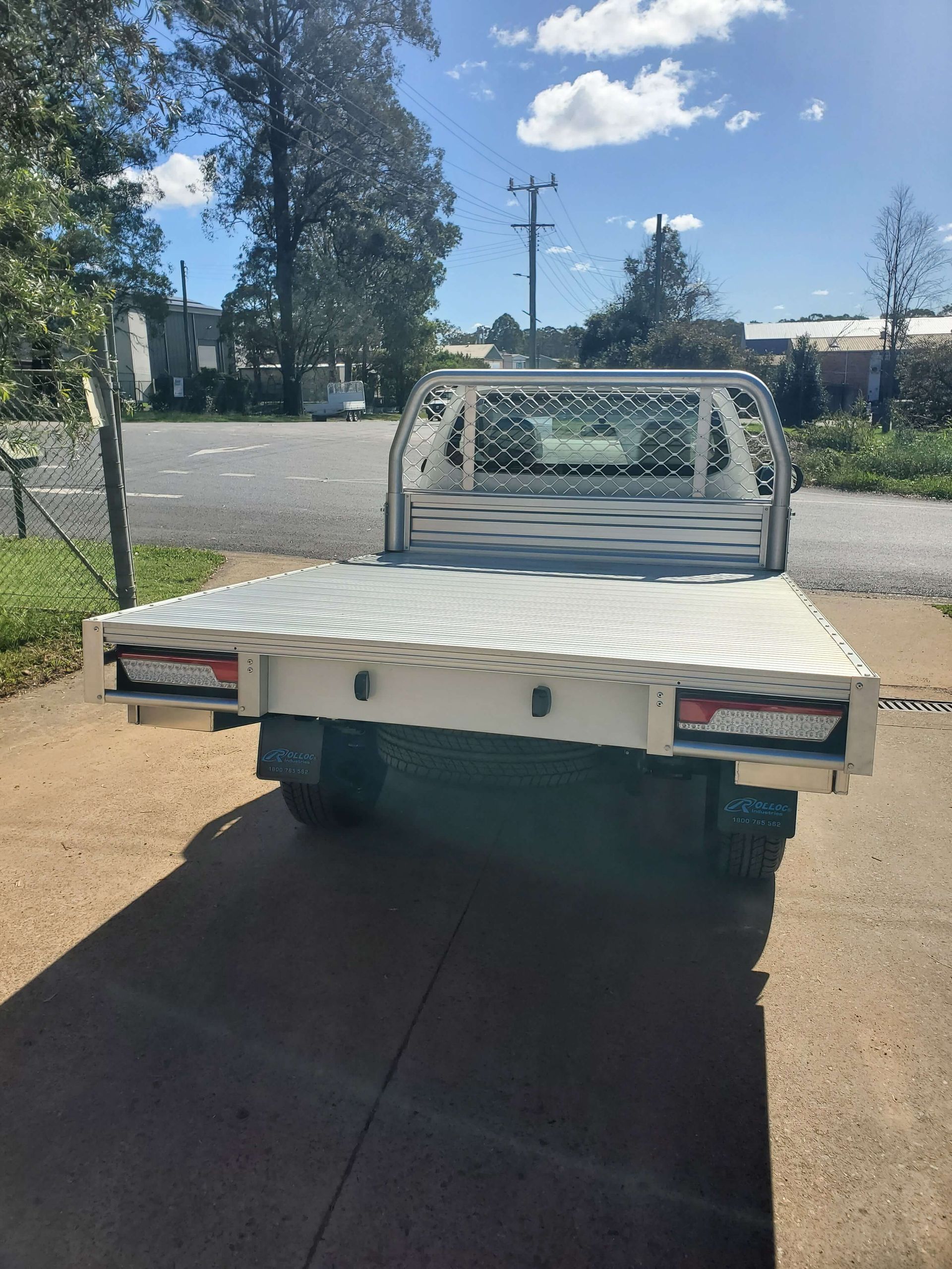 Installed Aluminium Tray — Wilberforce, NSW — Rolloc Industries