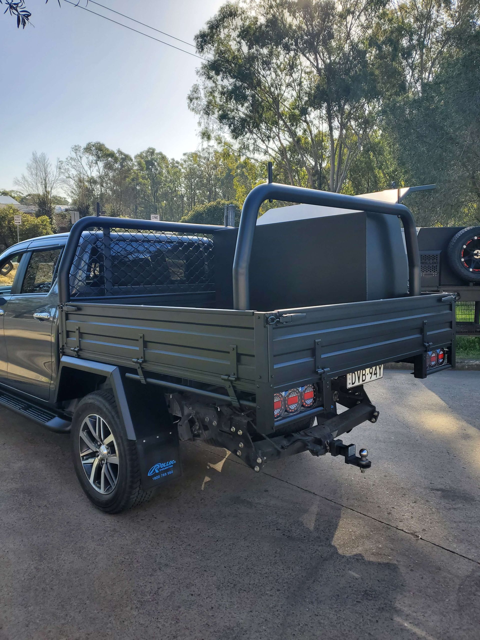 Aluminium Tray with Toolbox — Wilberforce, NSW — Rolloc Industries
