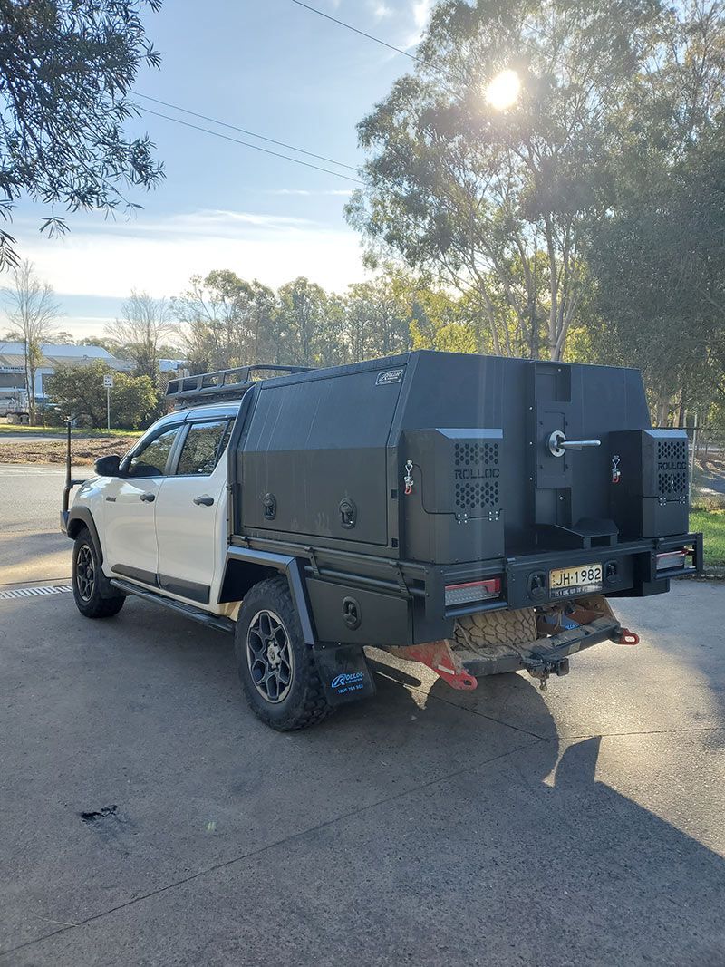 Modern Car With Canopy — Wilberforce, NSW — Rolloc Industries