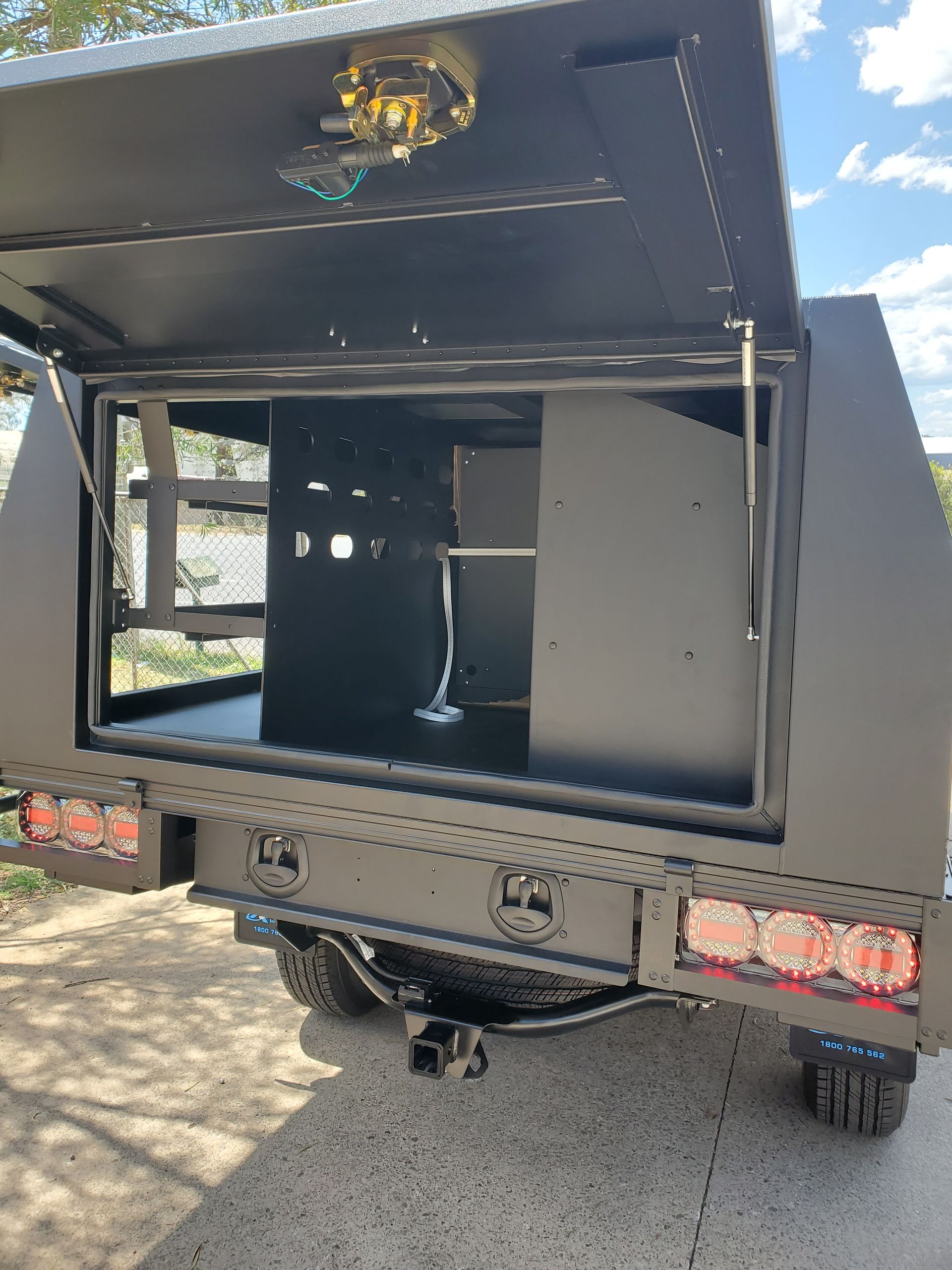 The Back Of A Truck With The Hood Open — Wilberforce, NSW — Rolloc Industries