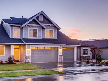 Concrete resurfacing project by skilled Seattle concrete company, transforming residential driveway.