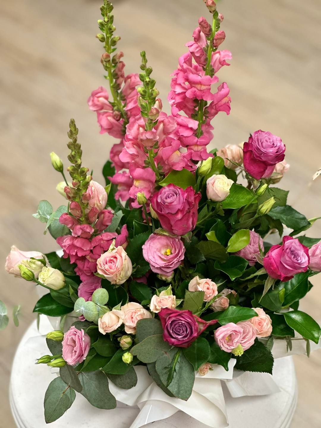 Maroon Roses Bouquet | Mildura, VIC | Nean’s Florist