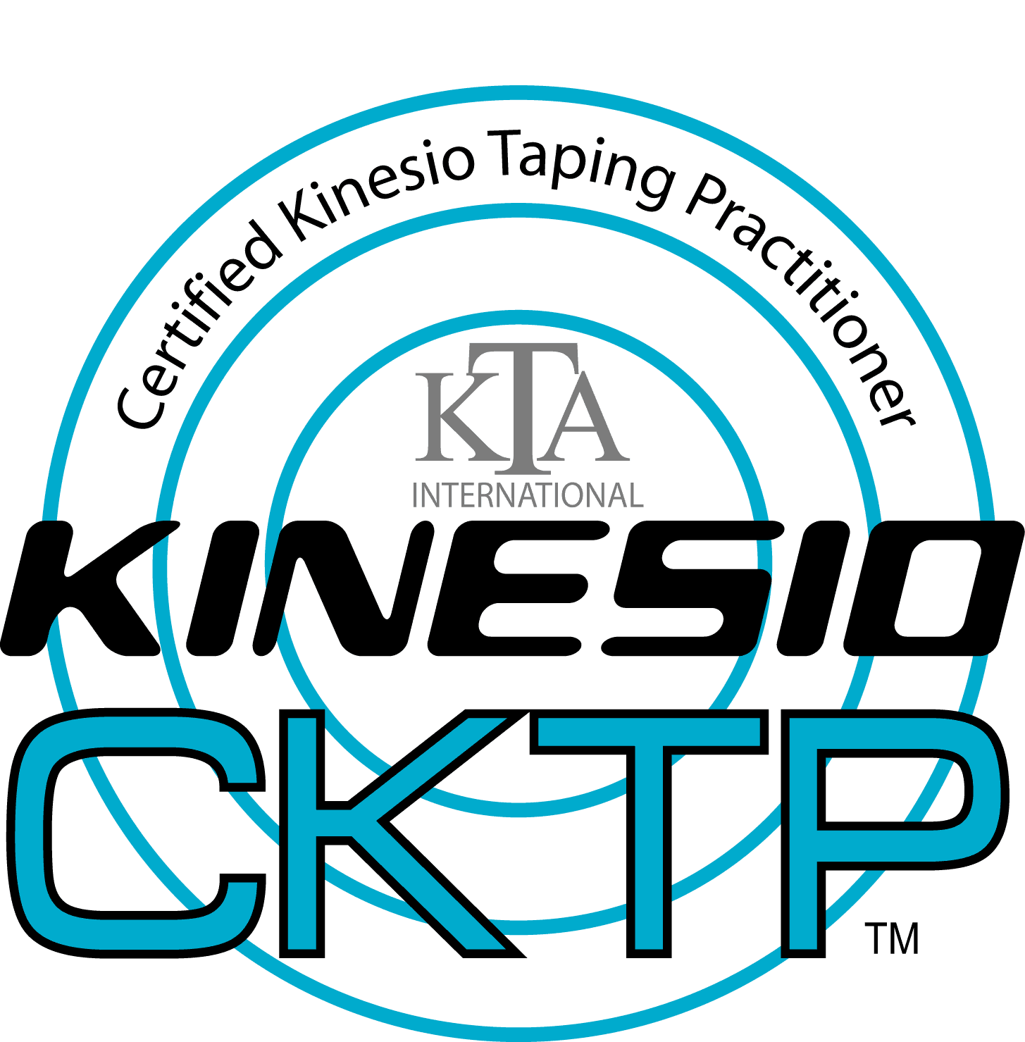A logo for a kinesio taping practitioner