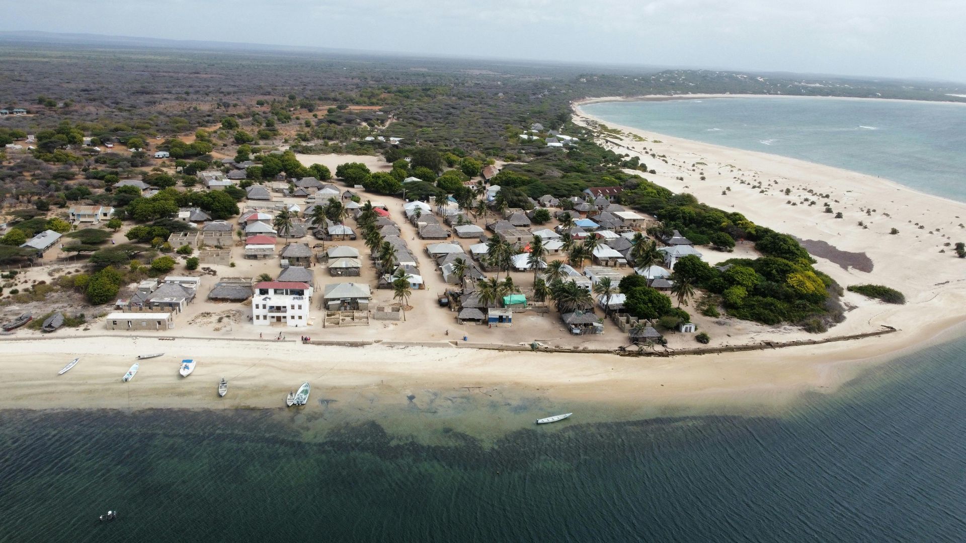 Coast of Lamu, Kenya