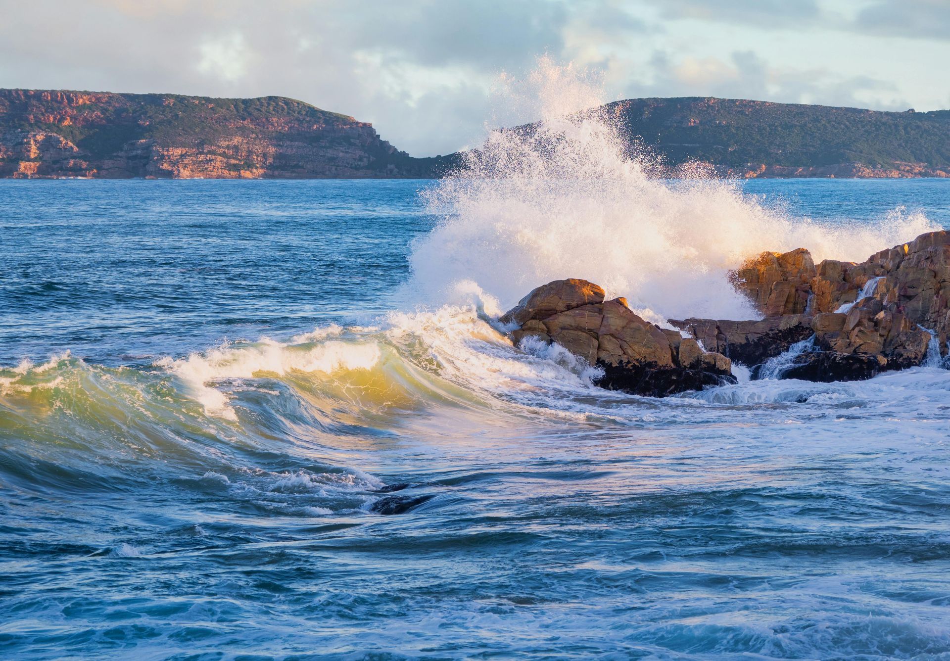 Plettenberg Bay sea in South Africa