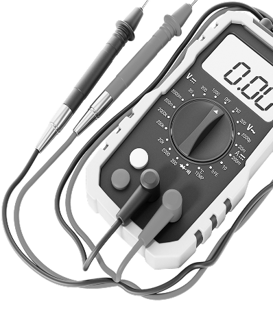 A black and white digital multimeter  | 19th Avenue Garage