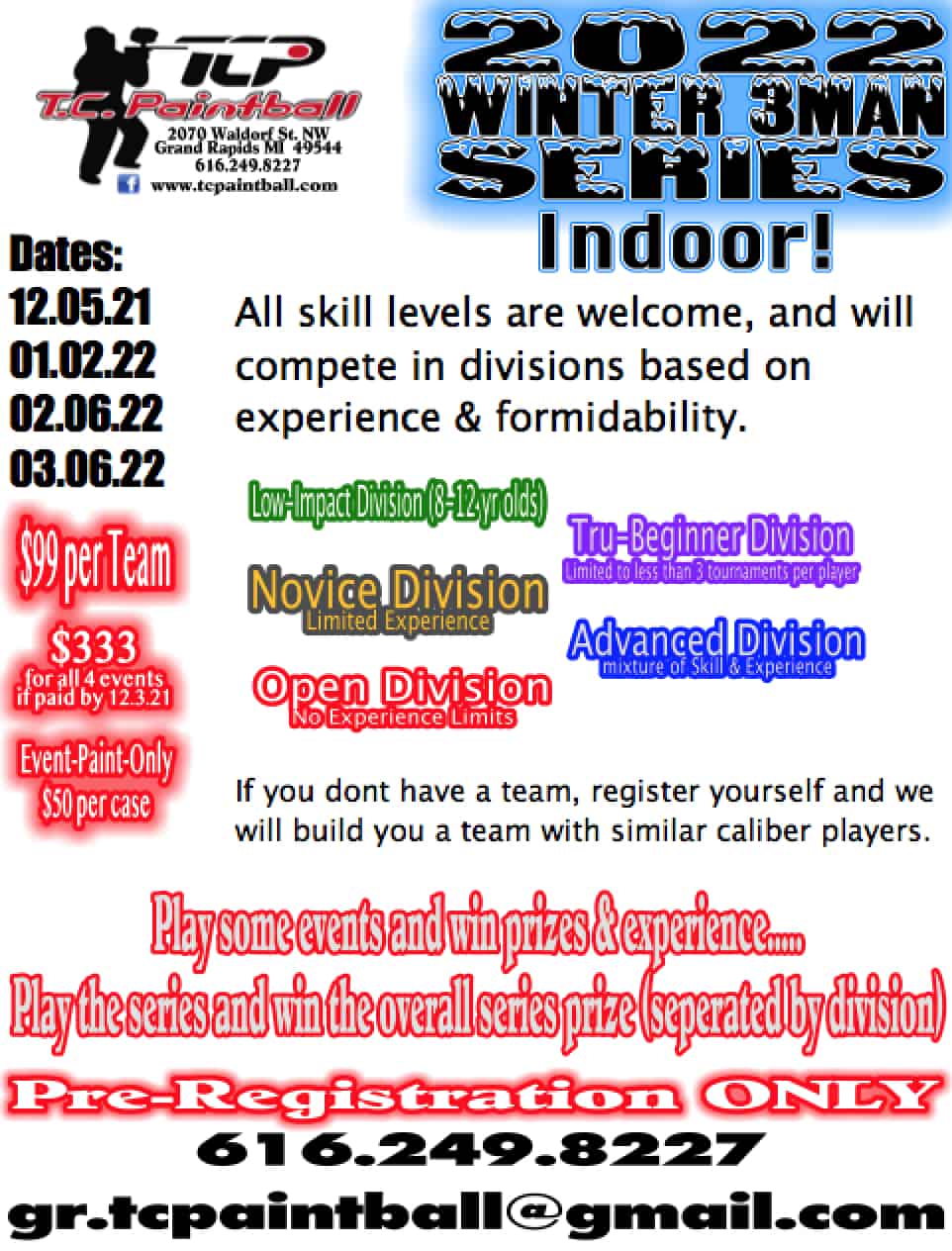 Tournament Players TC Paintball Park Grand Rapids