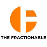 Fractionable logo symbolizing where vision meets legacy—experience as the new currency.