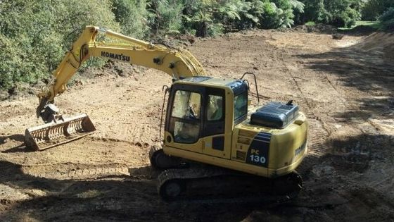 Excavators work in Bay of Plenty