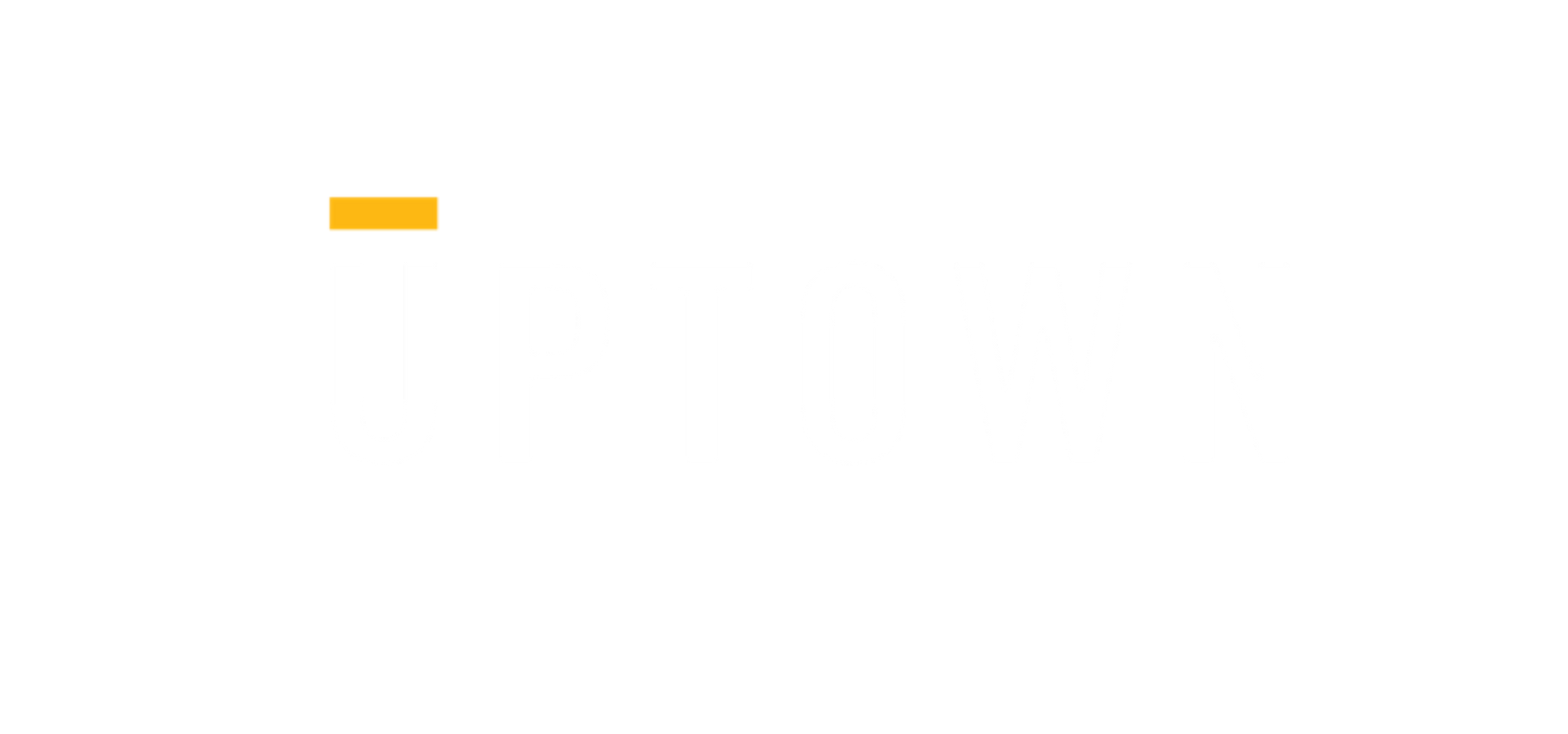 a yellow block is floating in the air on a white background .