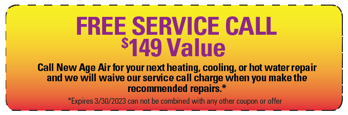 A coupon that says free service call $ 149 value