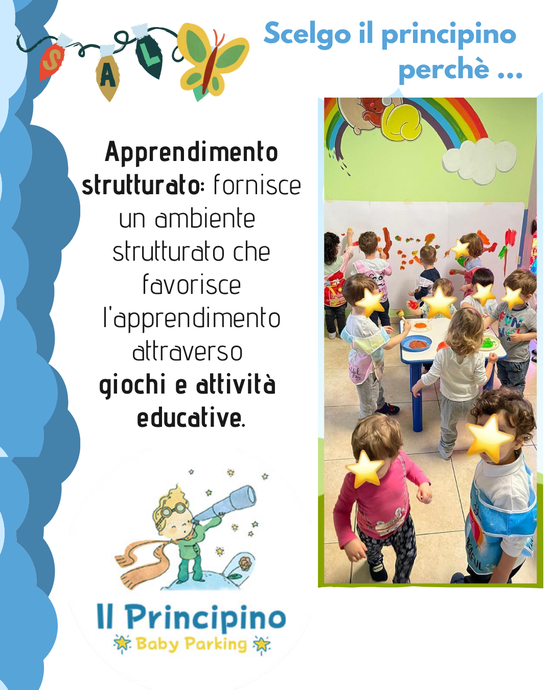 Pubblicità per l'asilo nido