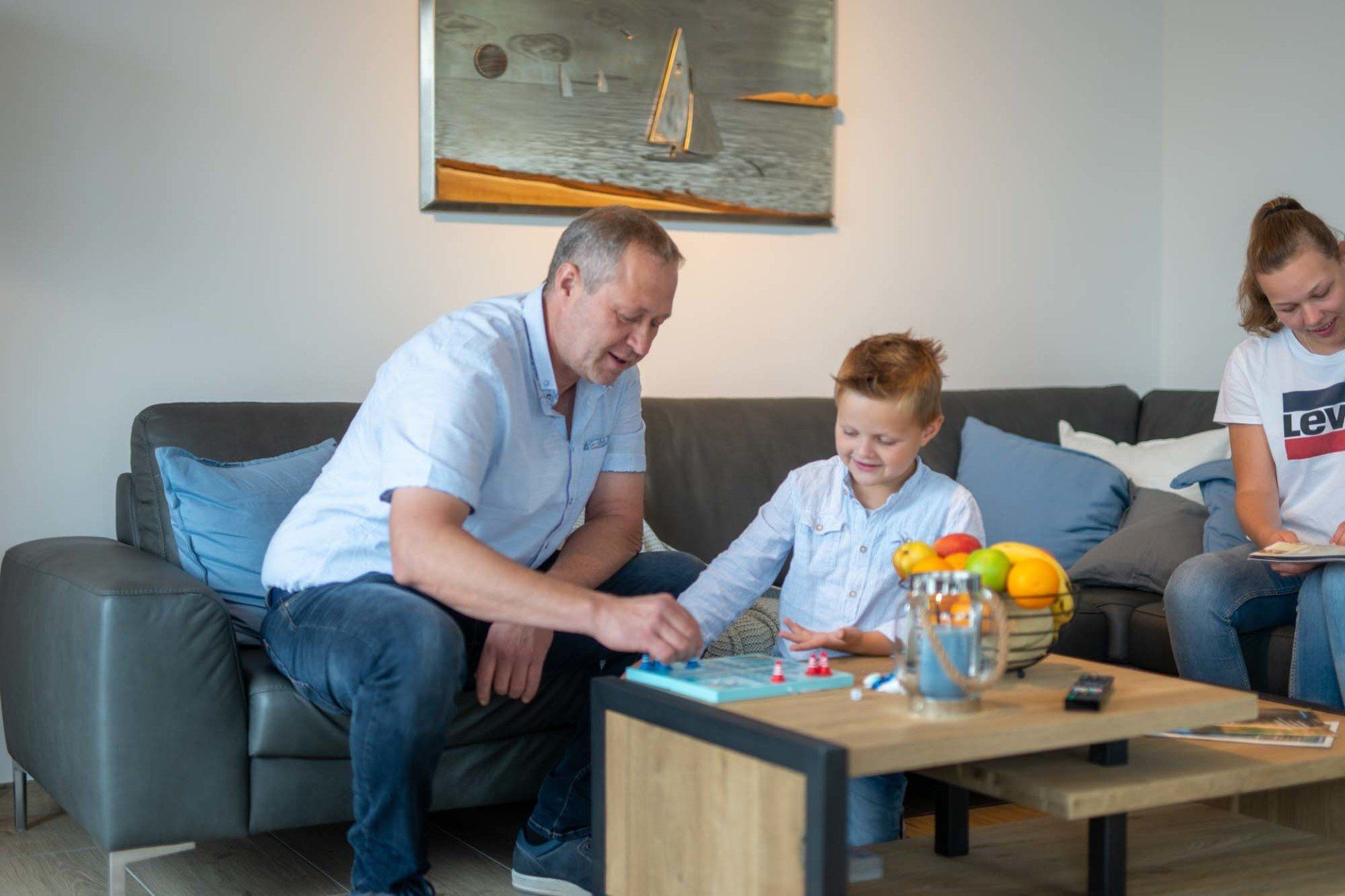 Spieleabende im Wohnzimmer  - Ferienhaus Seeperle Harlesiel