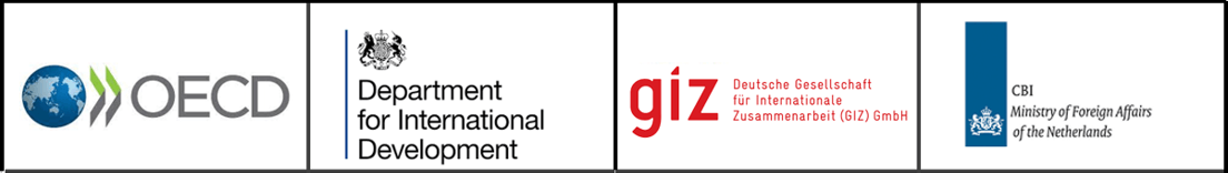 Giraffe Consulting's clients including OECD, UK Department for International Development, GIZ and CBI