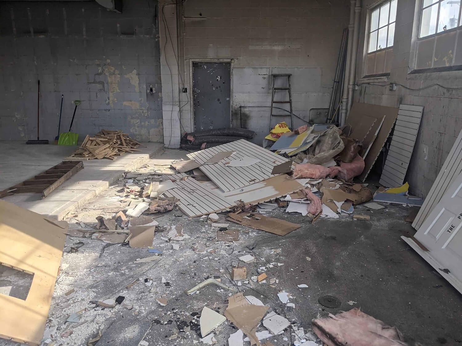 construction debris removal