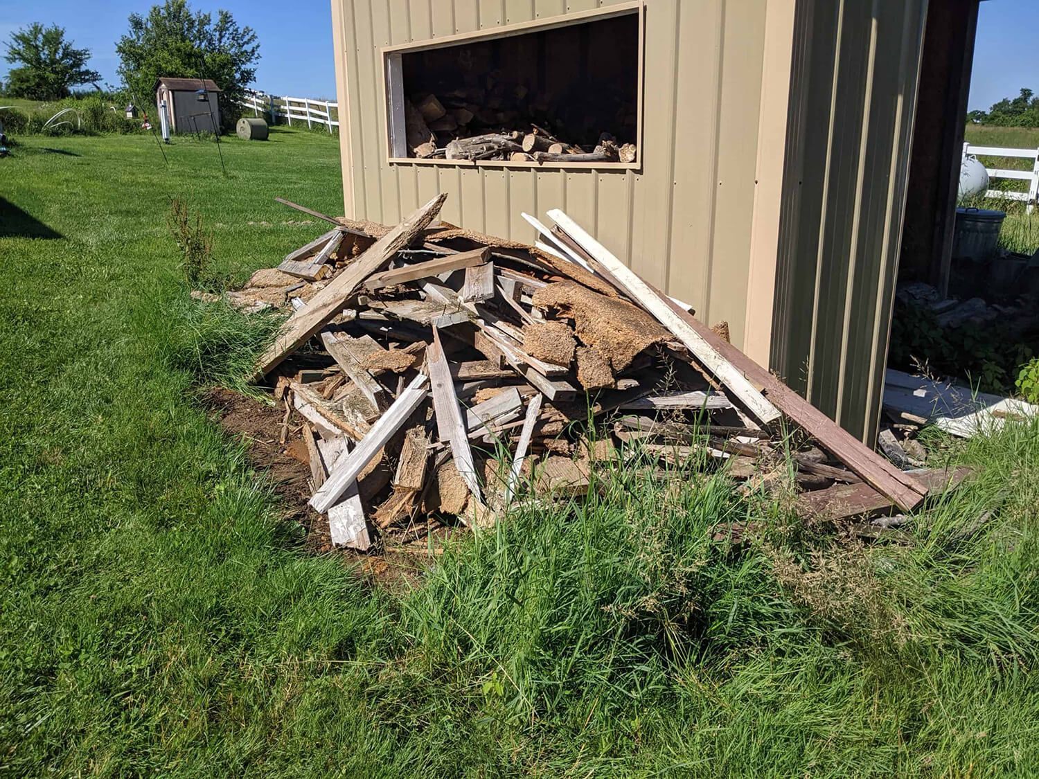 construction debris removal