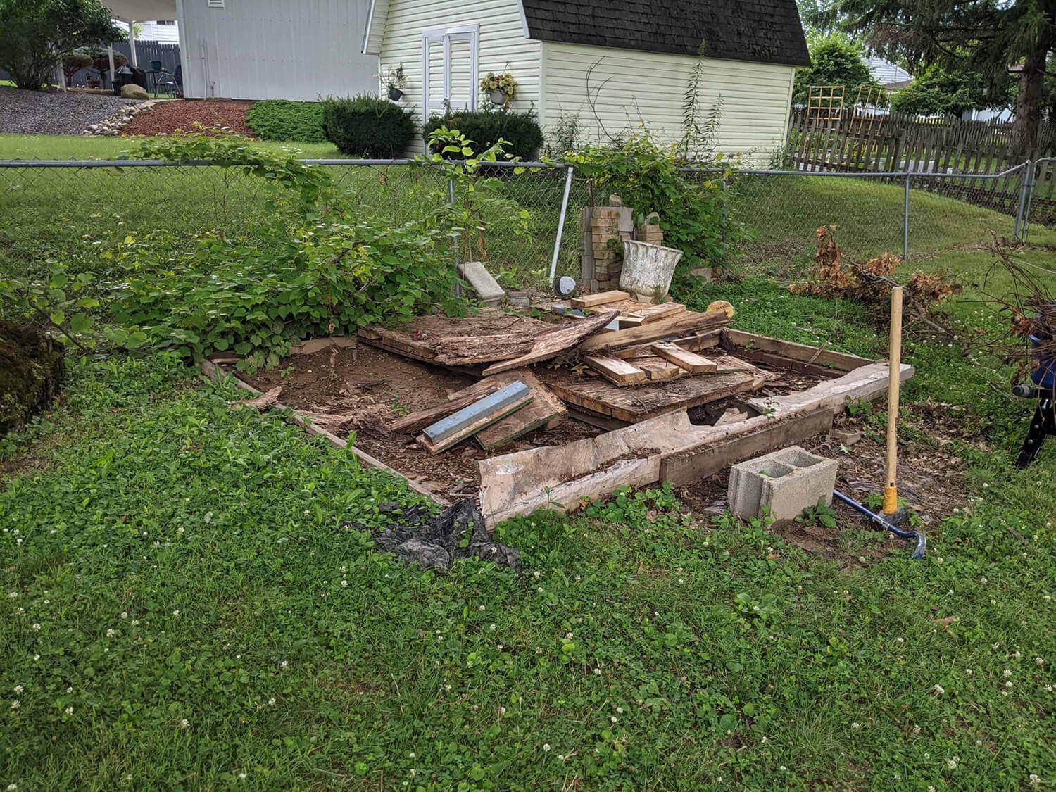 construction debris removal