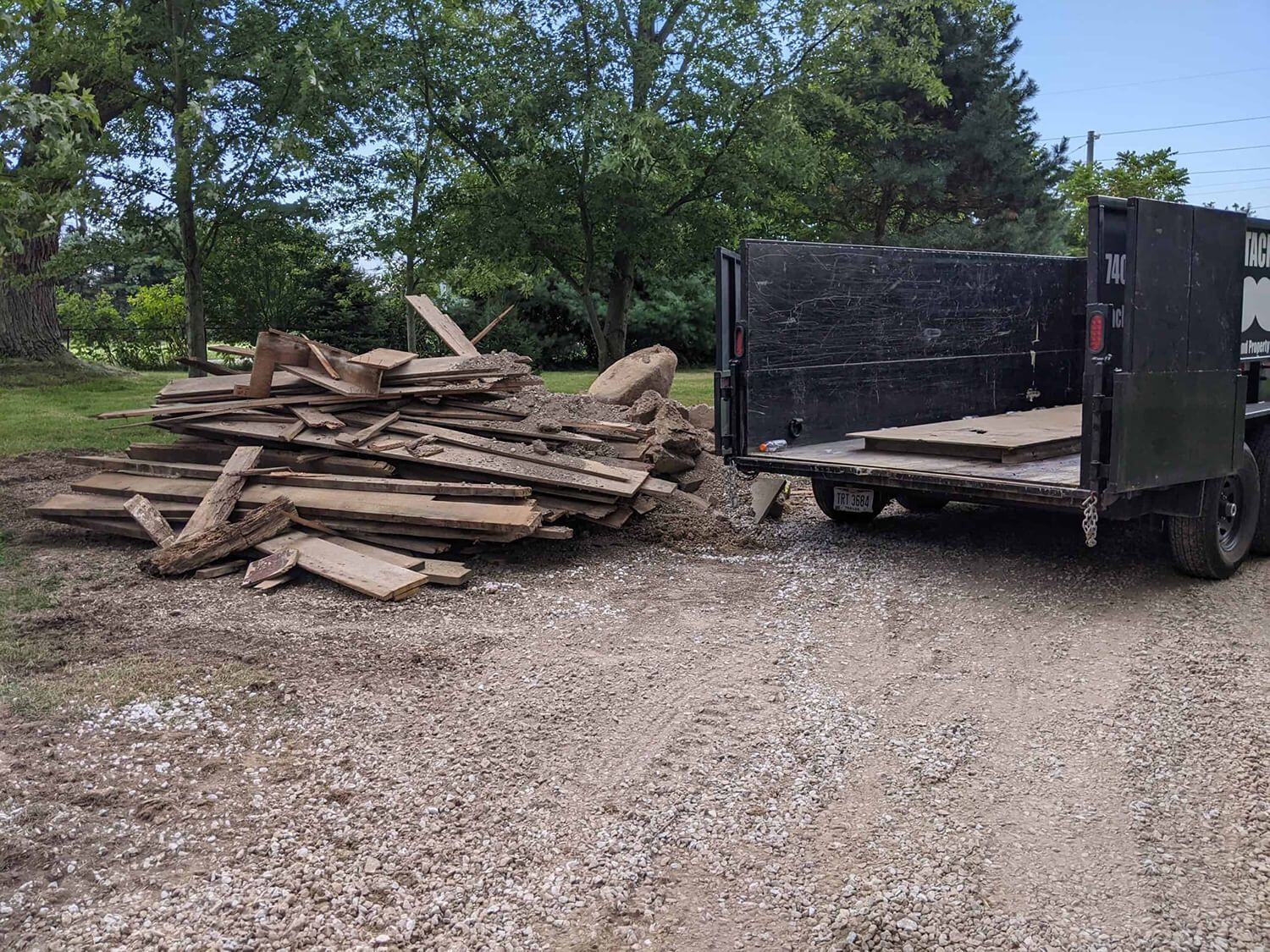 construction debris removal