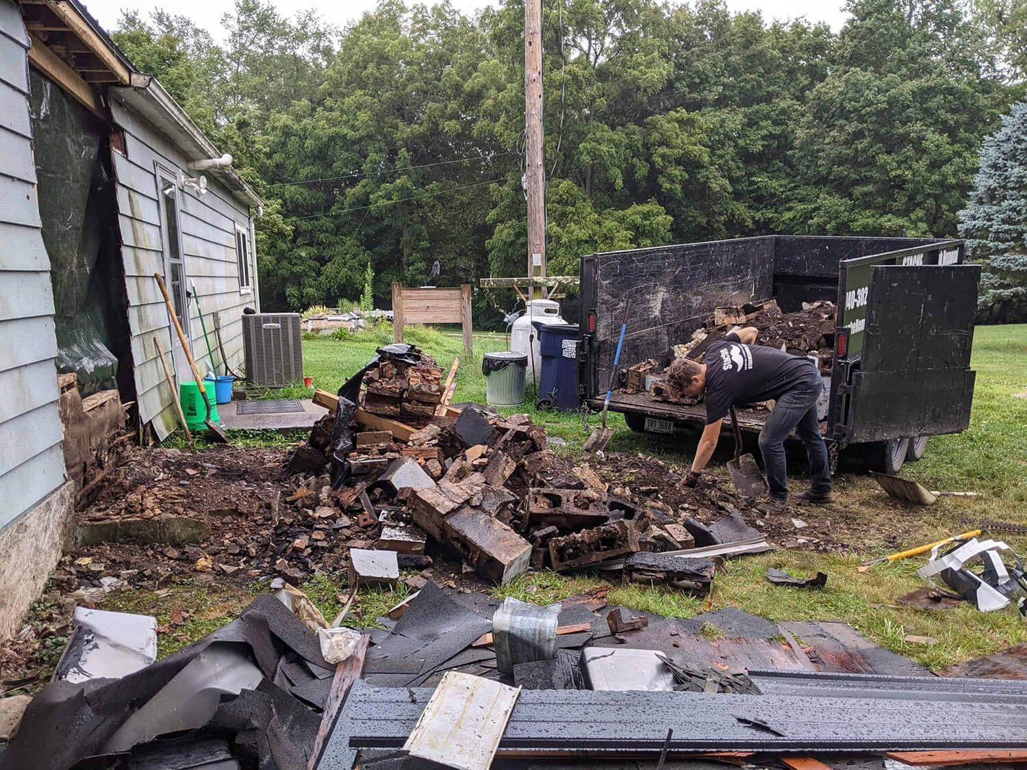 construction debris removal