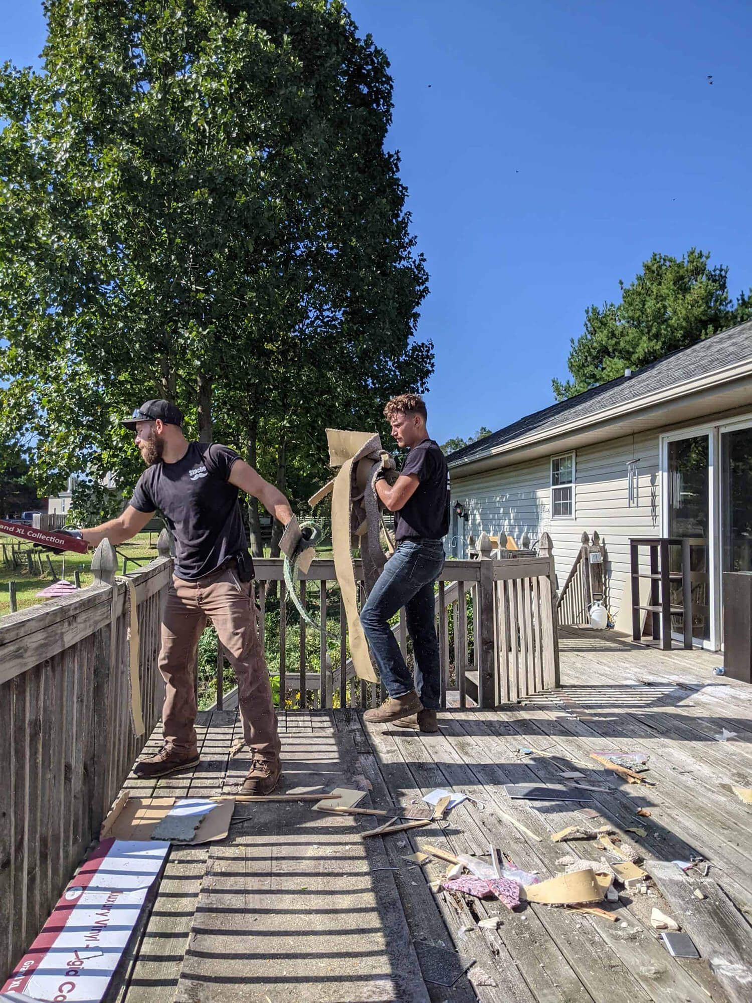 construction debris removal