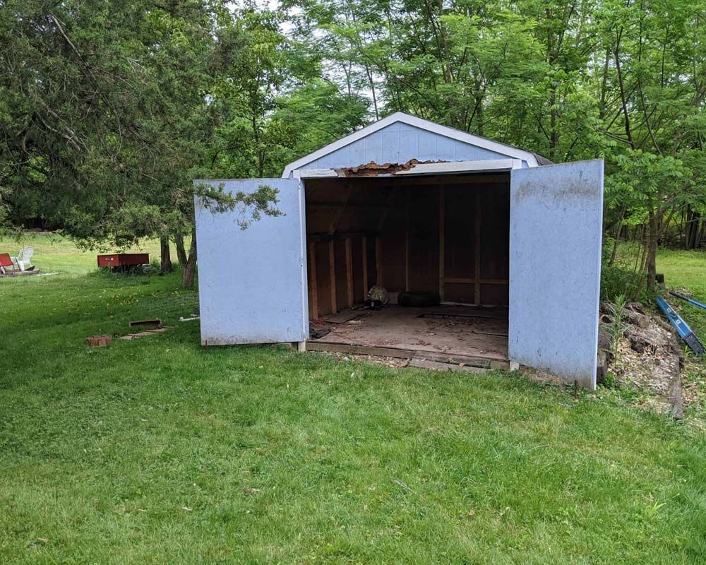 Shed removal