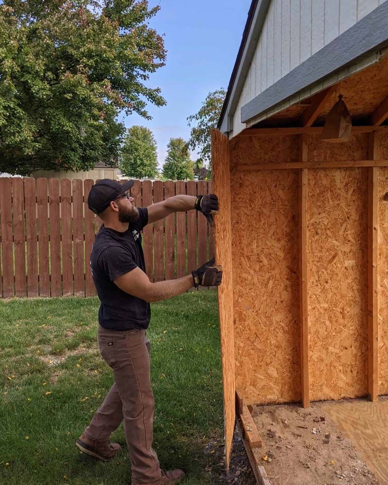 Shed removal