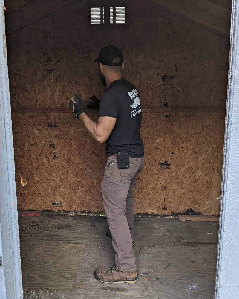 Shed removal