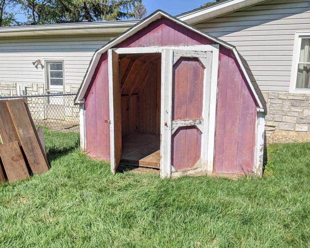 Shed removal
