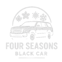 Logo of "Four Season Black Car Service" with a stylized number 4 and a car silhouette.