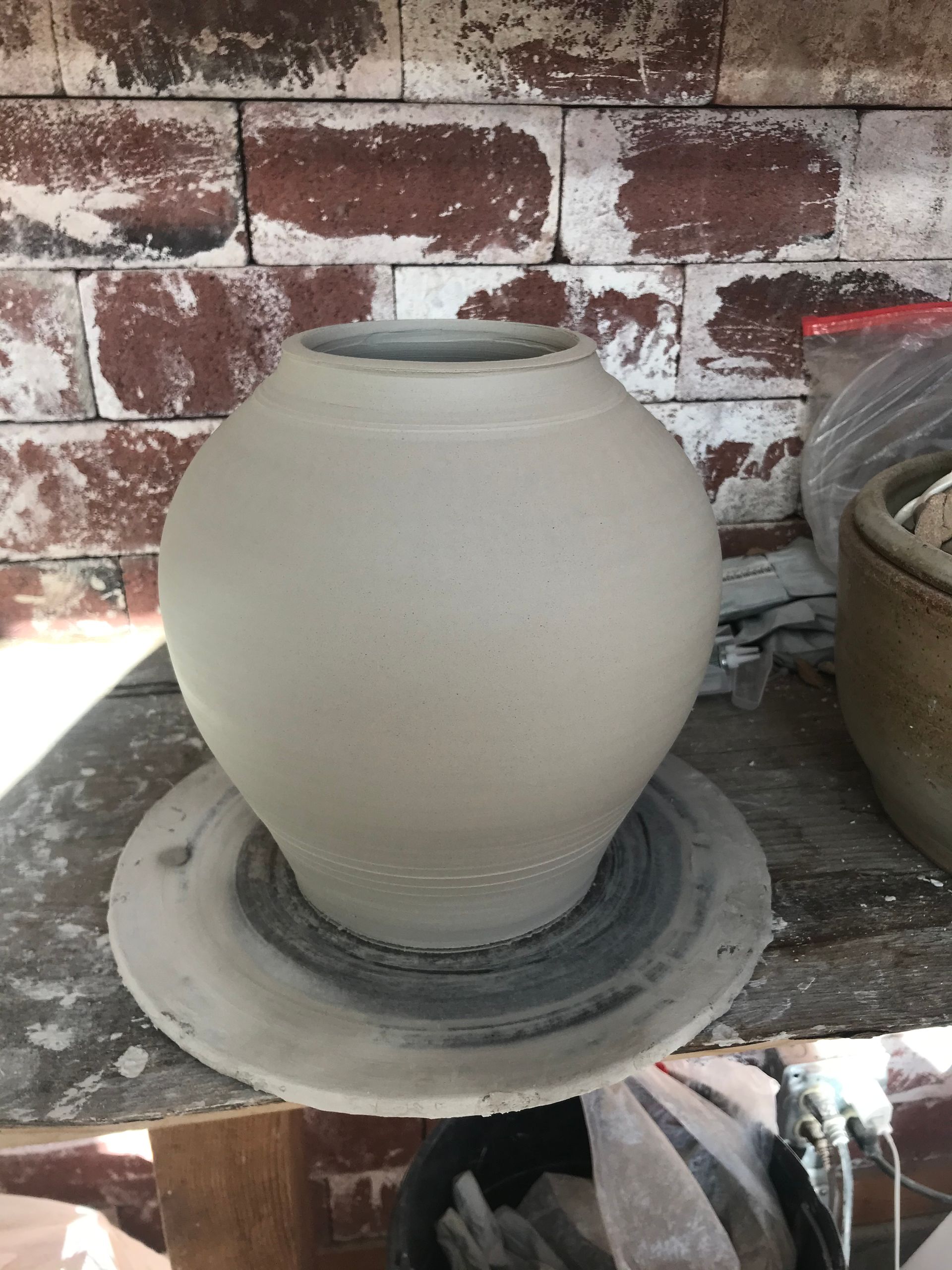 Beginning of the custom light port luminary