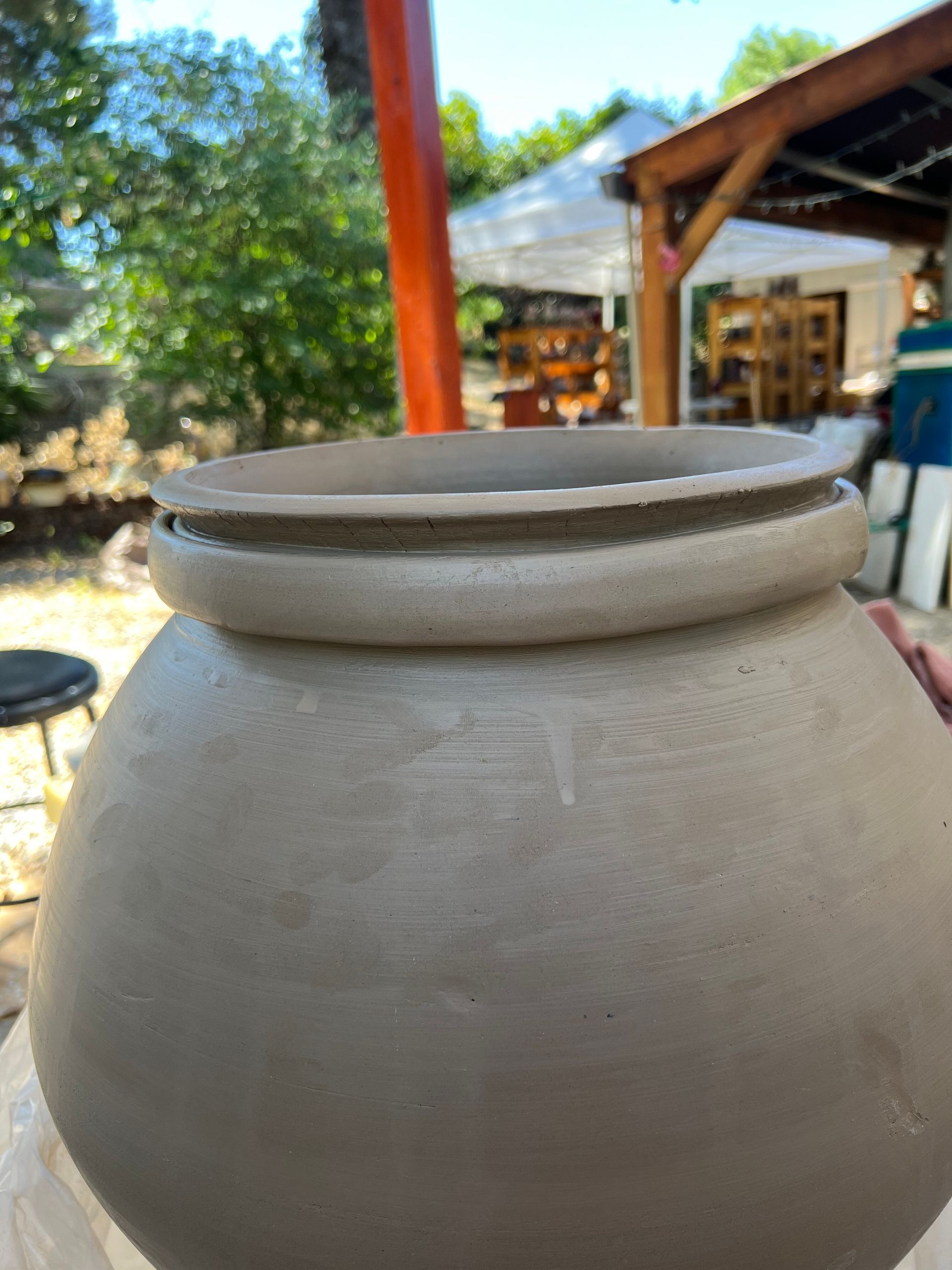 The extruded strip is added to the rim