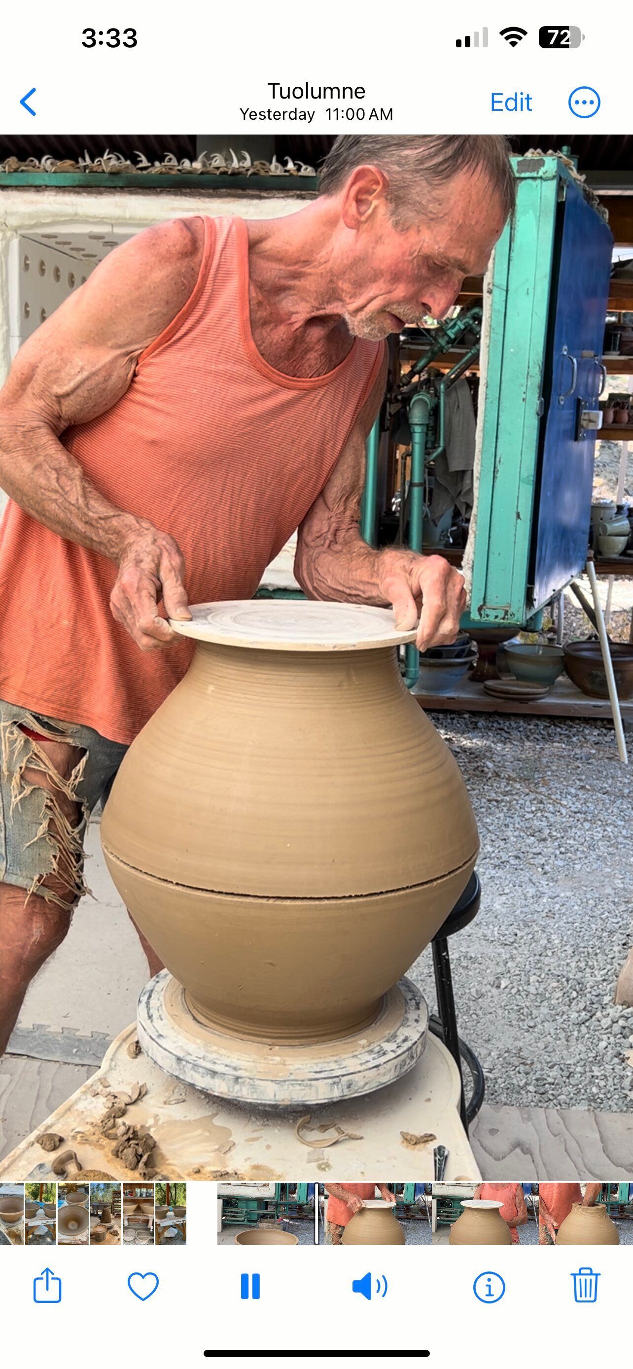 Touchdown for attaching