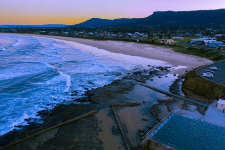 Beach at Dusk in Wollongong — Plumbing in Wollongong
