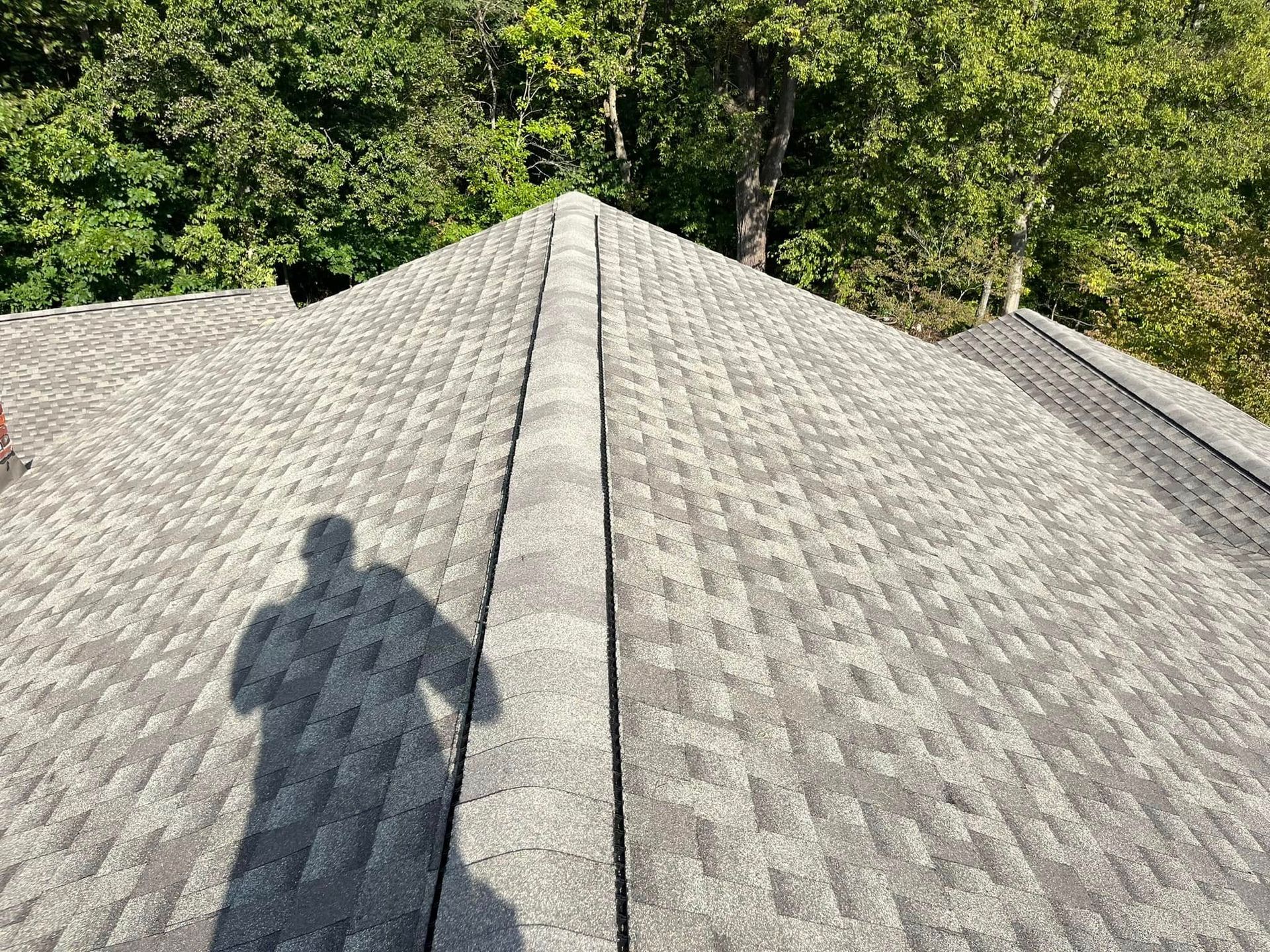 New gray roof