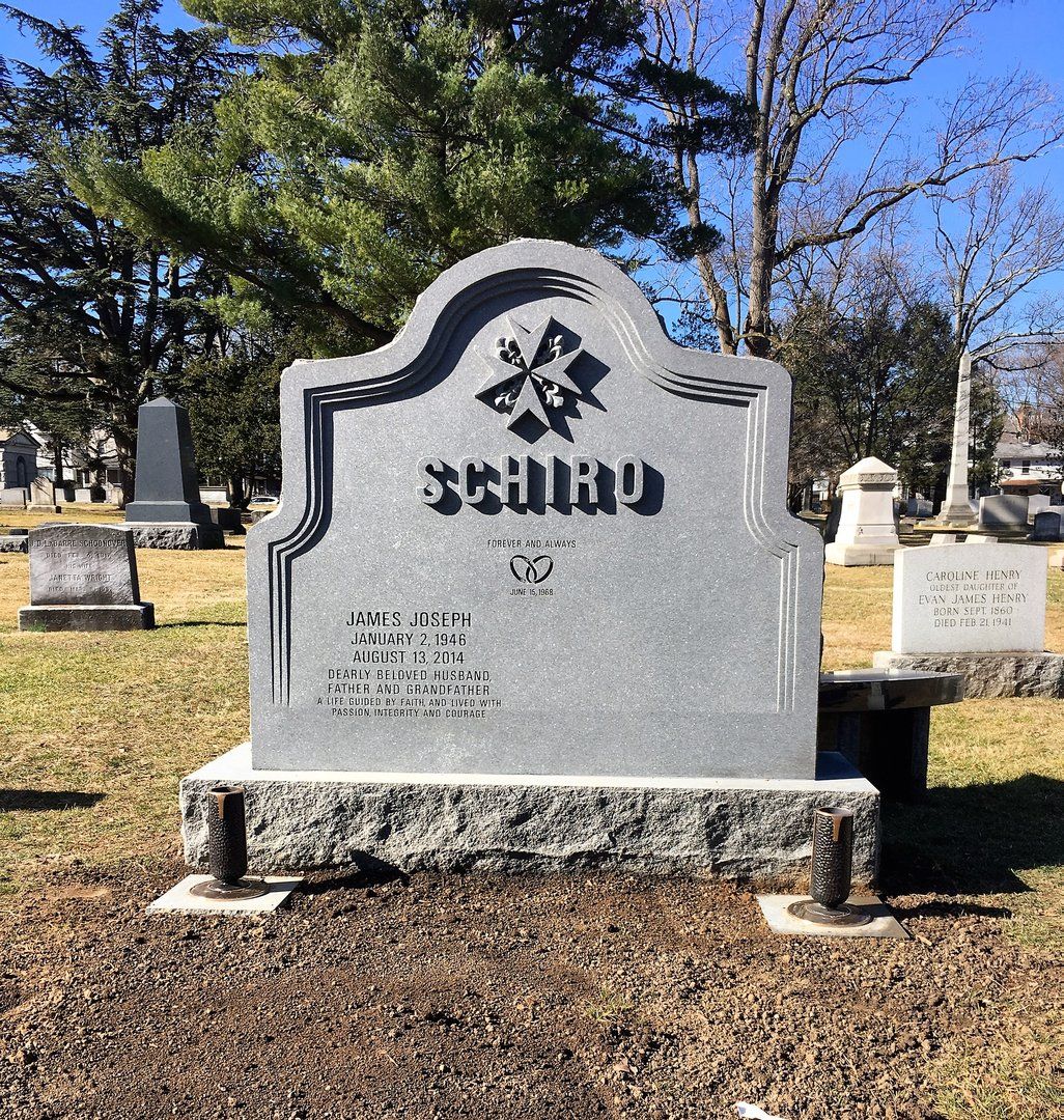 Schird Gravestone — Hopewell, NJ — Sutphen Memorials Inc.