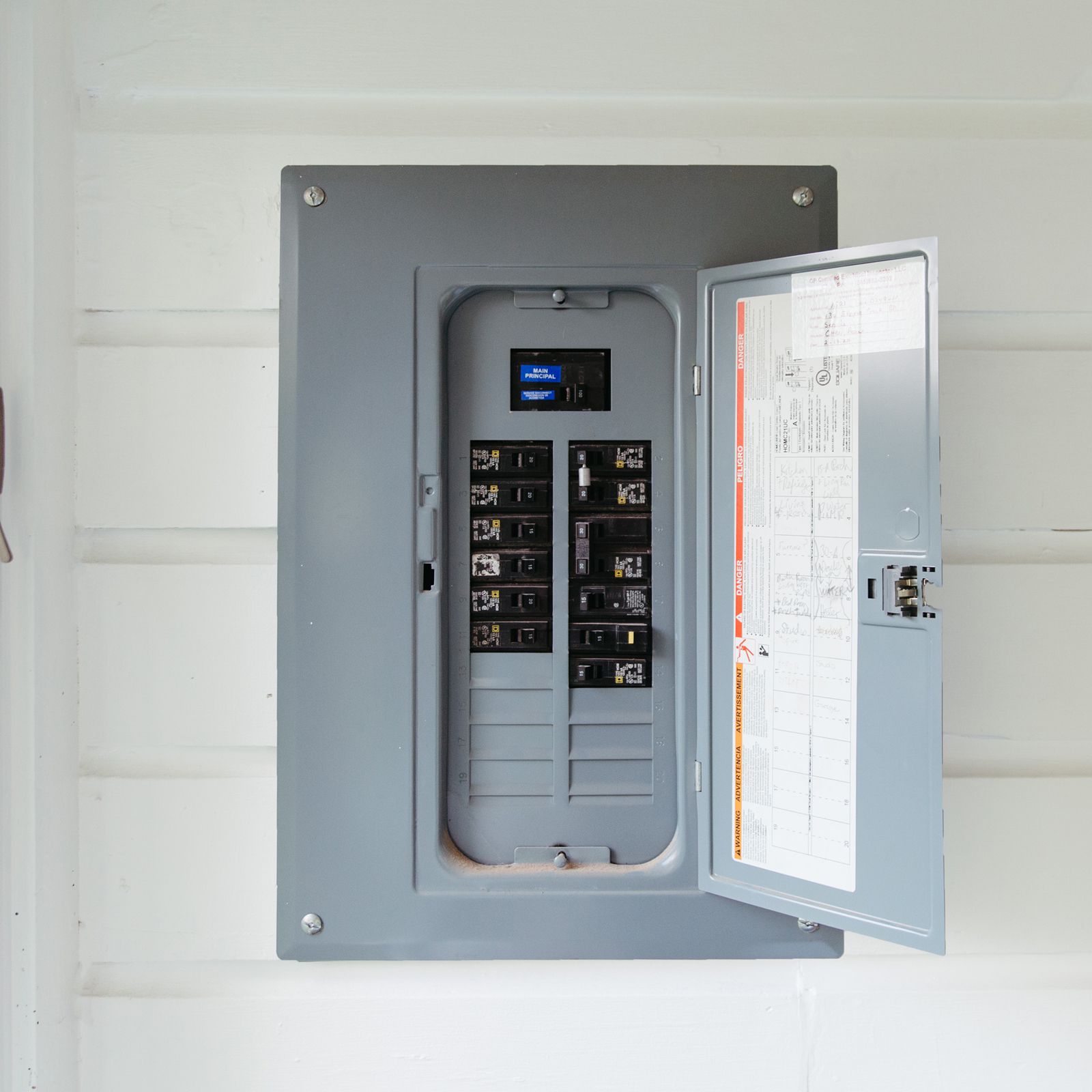 Control panel with buttons, switches, and indicators for managing various functions and settings.