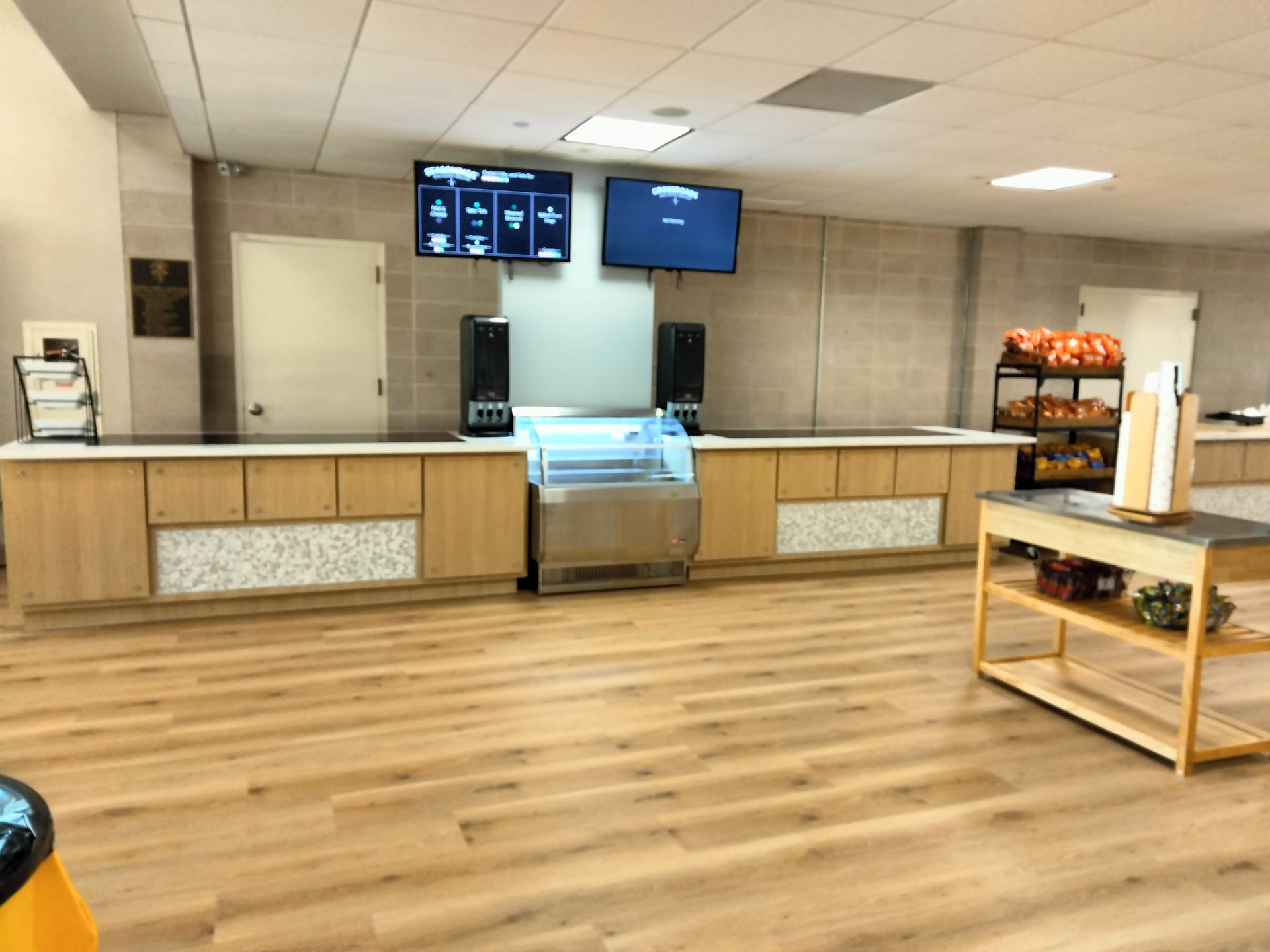 interior of commercial building