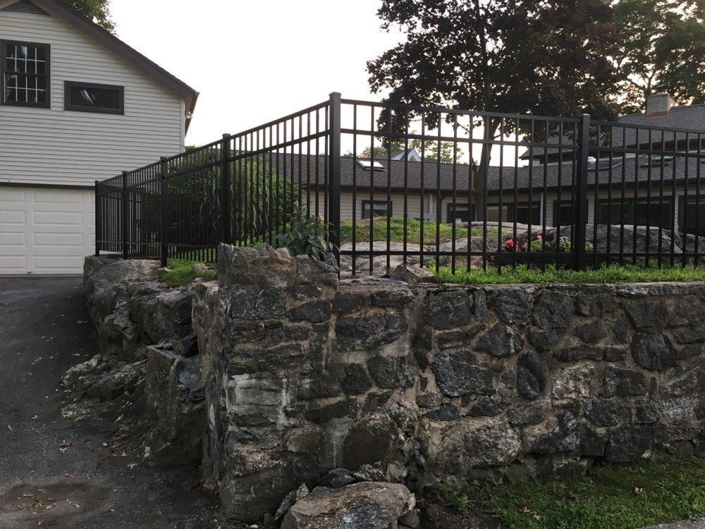 Retaining Wall — Masonry Worker at New Rochelle, New York